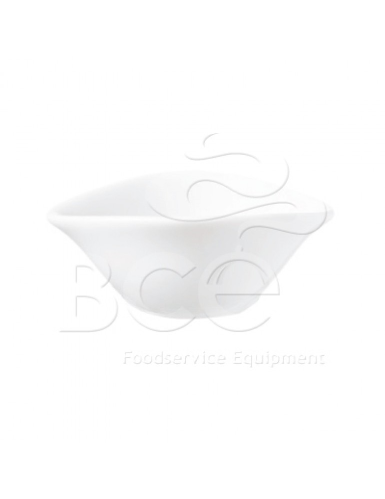PRIMA - WHITE - SHARP ANGLE BOWL - 8CM (24) (PACK OF 24)