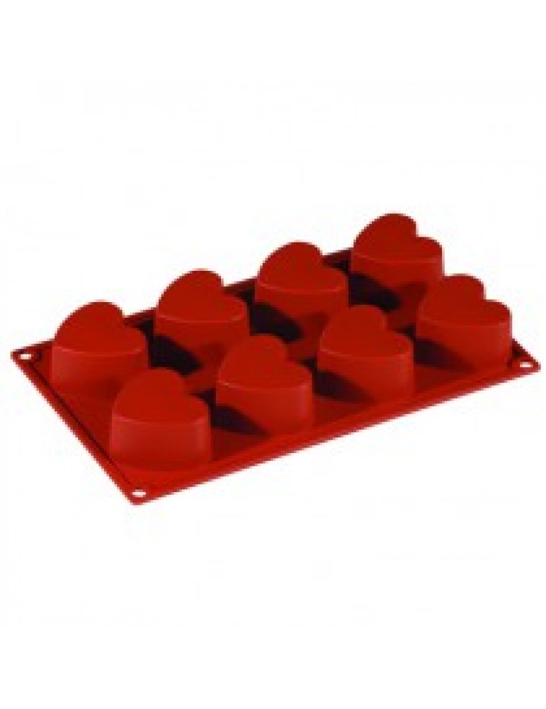 SILICONE MOULD FORMAFLEX 8 PORTION HEART