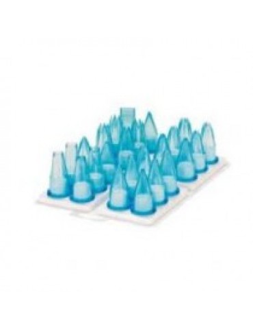 NOZZLE SET POLYCARBONATE ASSORTED - 24 PIECE 