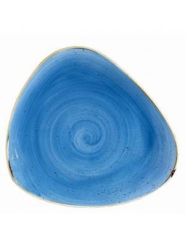 STONECAST - CORNFLOWER BLUE - TRIANGLE PLATE - 26.5CM (12) (PACK OF 12)
