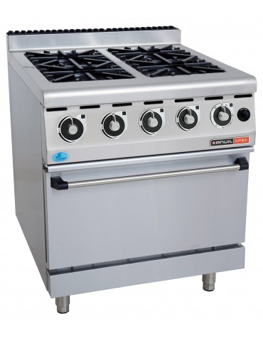 GAS STOVE WITH GAS OVEN ANVIL - 4 BURNER