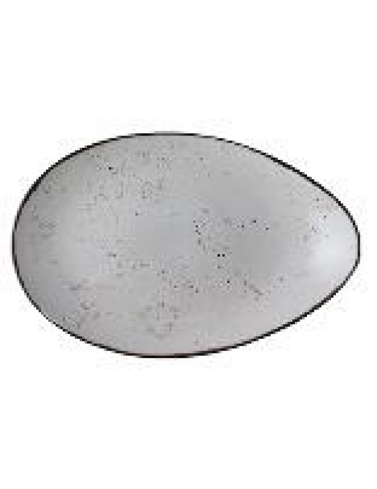 ELE RUSTIC WHITE COUPE PLATTER 32.5 X 23.5 CM (12 PACK)