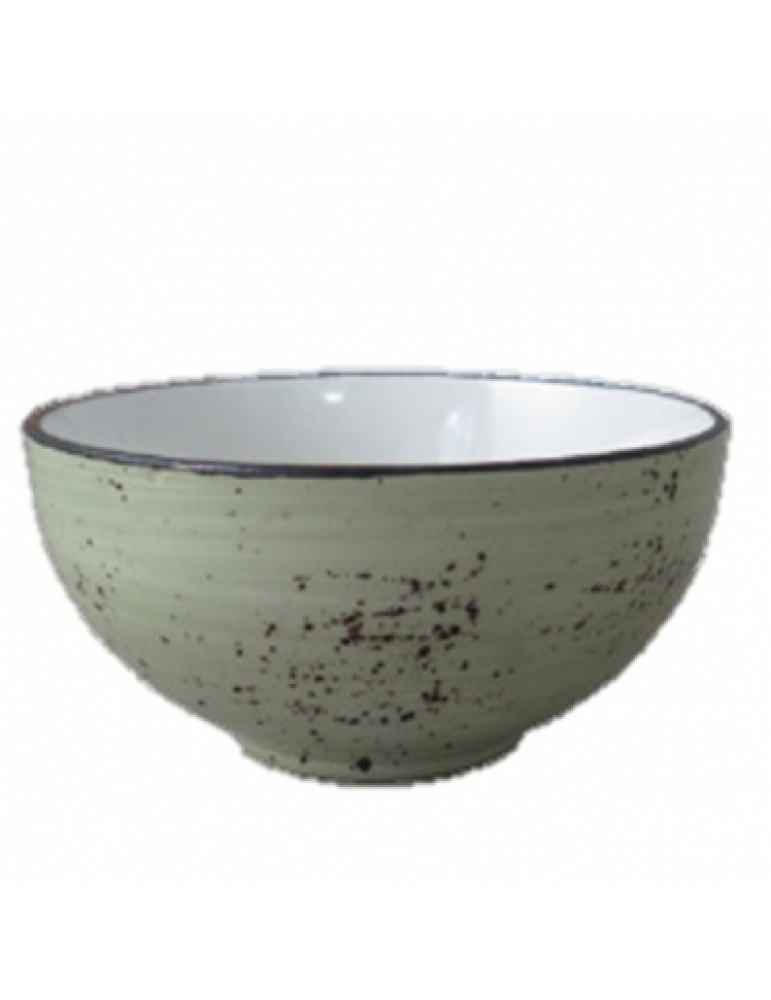 ELE RUSTIC GREEN RICE BOWL 12.5 CM (PACK OF 24)