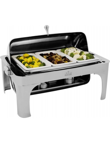 CHAFER RECTANGULAR INFINITI CONTEMPORARY - ROLLTOP (PACK OF 1)