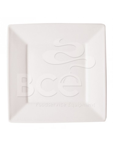 LUCERNE - NEW BONE - WHITE - FLAT SQUARE PLATE - 15CM (6 Pack)