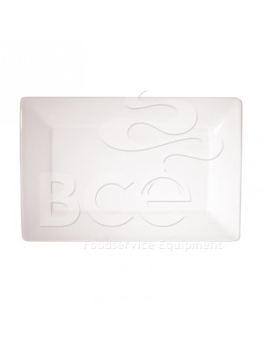 NEW BONE - WHITE - FLAT RECTANGLE PLATE - 31CM X 20CM (12) (PACK OF 12)