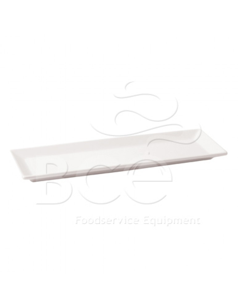 NEW BONE - WHITE - CANAPE TRAY/AMUSE BOUCH TRAY - 31CM X 10CM (12) (PACK OF 12) NEW BONE - WHITE - CANAPE TRAY/AMUSE BOUCH TRAY - 31CM X 10CM (12) (PACK OF 12)