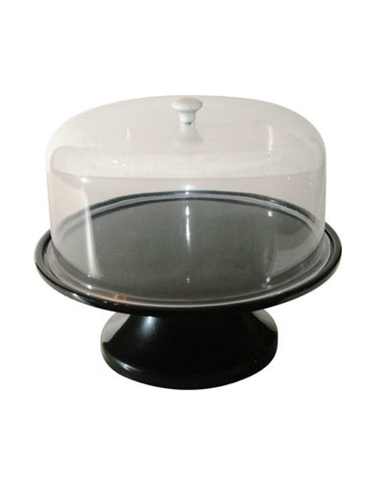 CAKE STAND - BLACK 330MM (PACK OF 1)