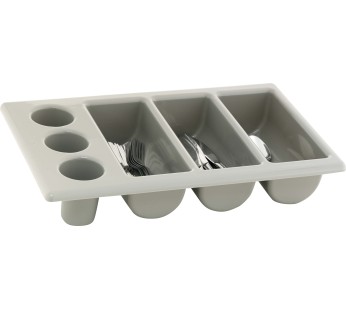 CUTLERY TRAY GREY 3 DIVISION - 500MM X ...