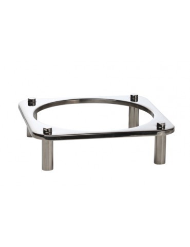 DOMINO DISH STAND ROUND S/STEEL 350MM X 350MM X 103MM (PACK OF 1)