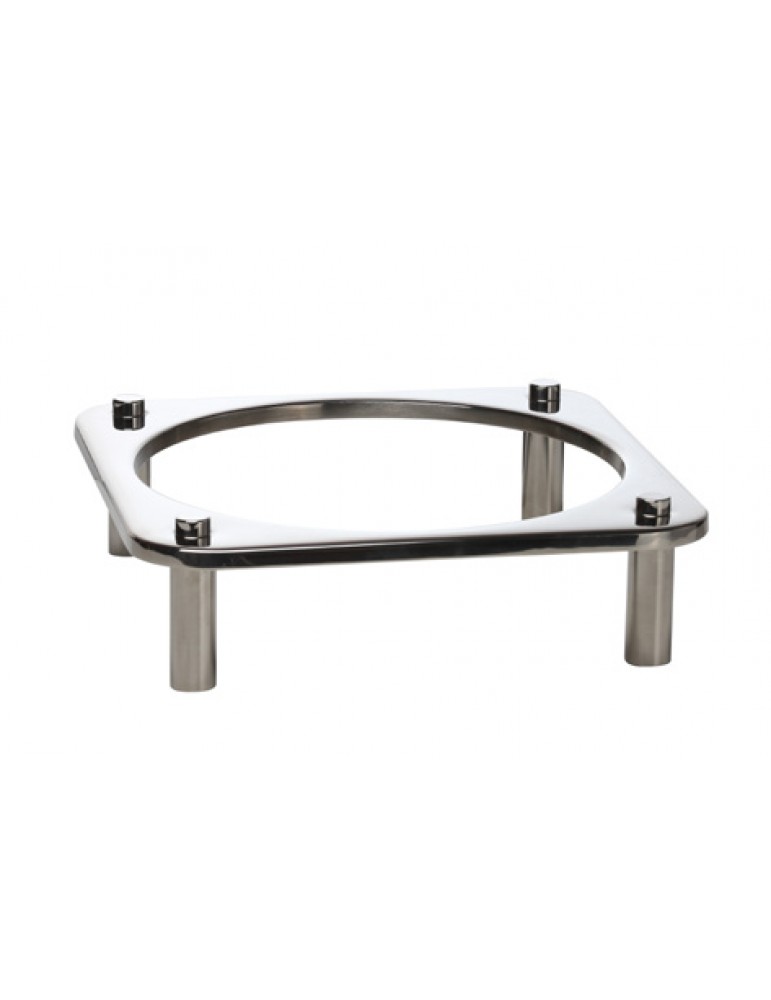 DOMINO DISH STAND ROUND S/STEEL 350MM X 350MM X 103MM (PACK OF 1)