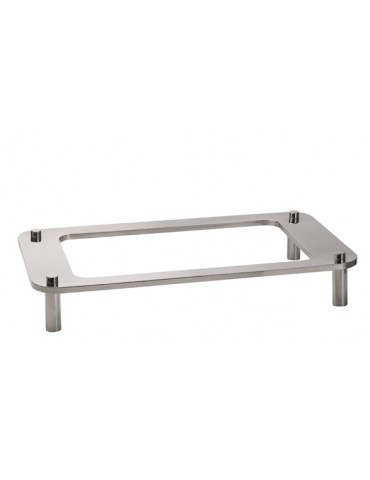 DOMINO DISH STAND GN1/1 RECTANGULAR S/STEEL 615MM X 350MM X 101MM (PACK OF 1)