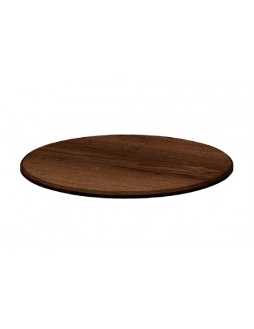 DOMINO WOODEN TRAY ROUND 350MM
