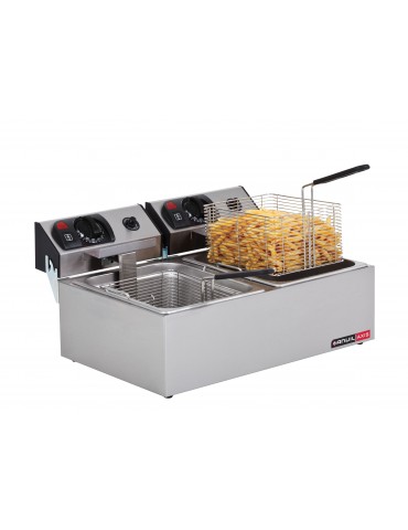 FISH FRYER ANVIL - DOUBLE PAN (ELEC) (PACK OF 1)