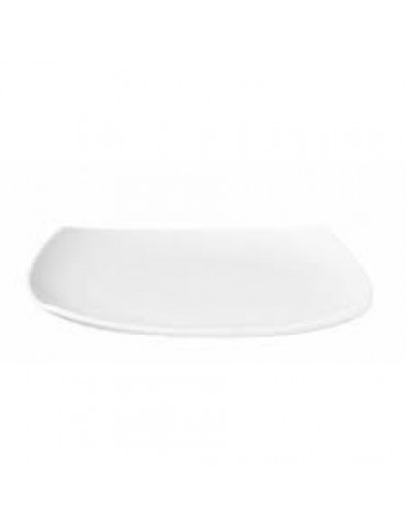 PRIMA - WHITE - SQUARE PLATE - 18CM (24) (PACK OF 24)