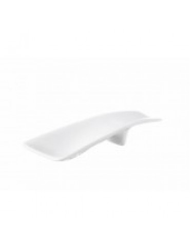 PRIMA - WHITE - CANAPÉ SPOON - 10CM (12) (PACK OF 12)