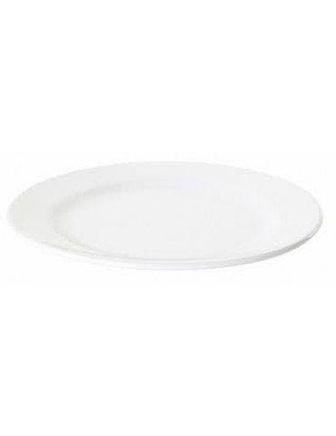 PRIMA - WHITE - ROUND PLATE - 16.5CM (24) (SET OF 12)