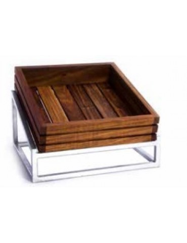 WOOD DISPLAY BASKET (330MM X 300MM X 70MM) INFINITI 
