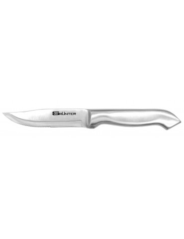 STEAK KNIFE BROAD BLADE - STEEL HANDLE (1) (PACK OF 1)