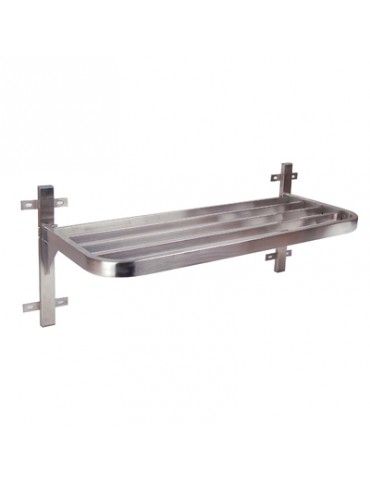 POT RACK S/STEEL - SINGLE WALL MOUNTED 900MM X 400MM X 400MM 
