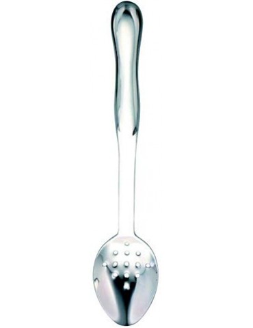 PERFORATED SERVING  SPOON S/STEEL  - 345MM