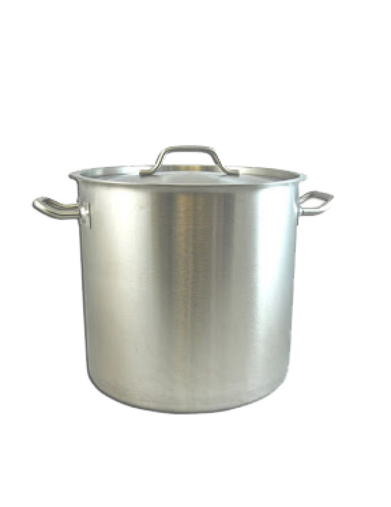 STAINLESS STEEL DEEP STOCKPOT WITH LID 40X40CM (50L)  (PRICE PER 1 UNIT)