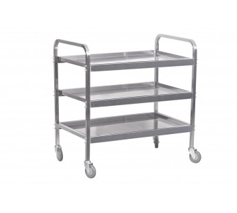 TEA TROLLEY S/STEEL HEAVY DUTY - 3 SHEL... TEA TROLLEY S/STEEL HEAVY DUTY - 3 SHEL...