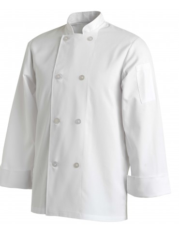 CHEFS UNIFORM JACKET BASIC LONG - X SMALL 