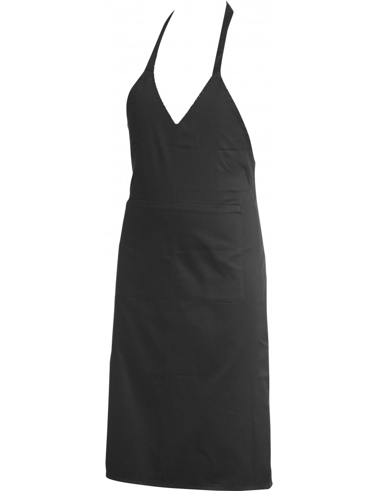 CHEFS UNIFORM - TUXEDO APRON - BLACK 