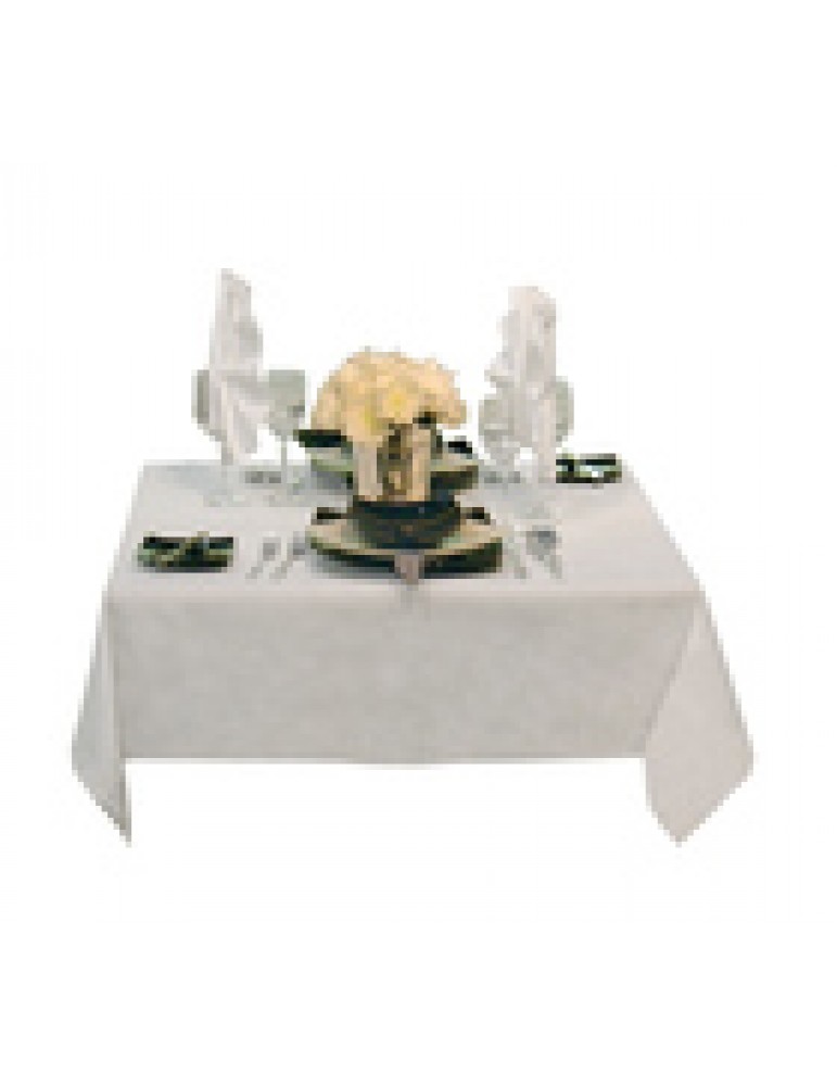 CHEFEQUIP TABLE CLOTH - 1350MM X 1350MM (WHITE) SQUARE 