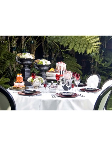 CHEFEQUIP TABLE CLOTH - 2300MM (WHITE) ROUND 