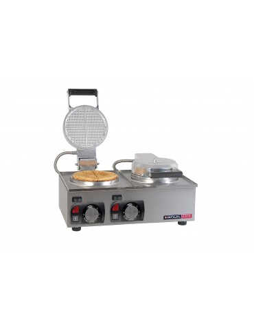 WAFFLE BAKER ANVIL - 2 PLATE 